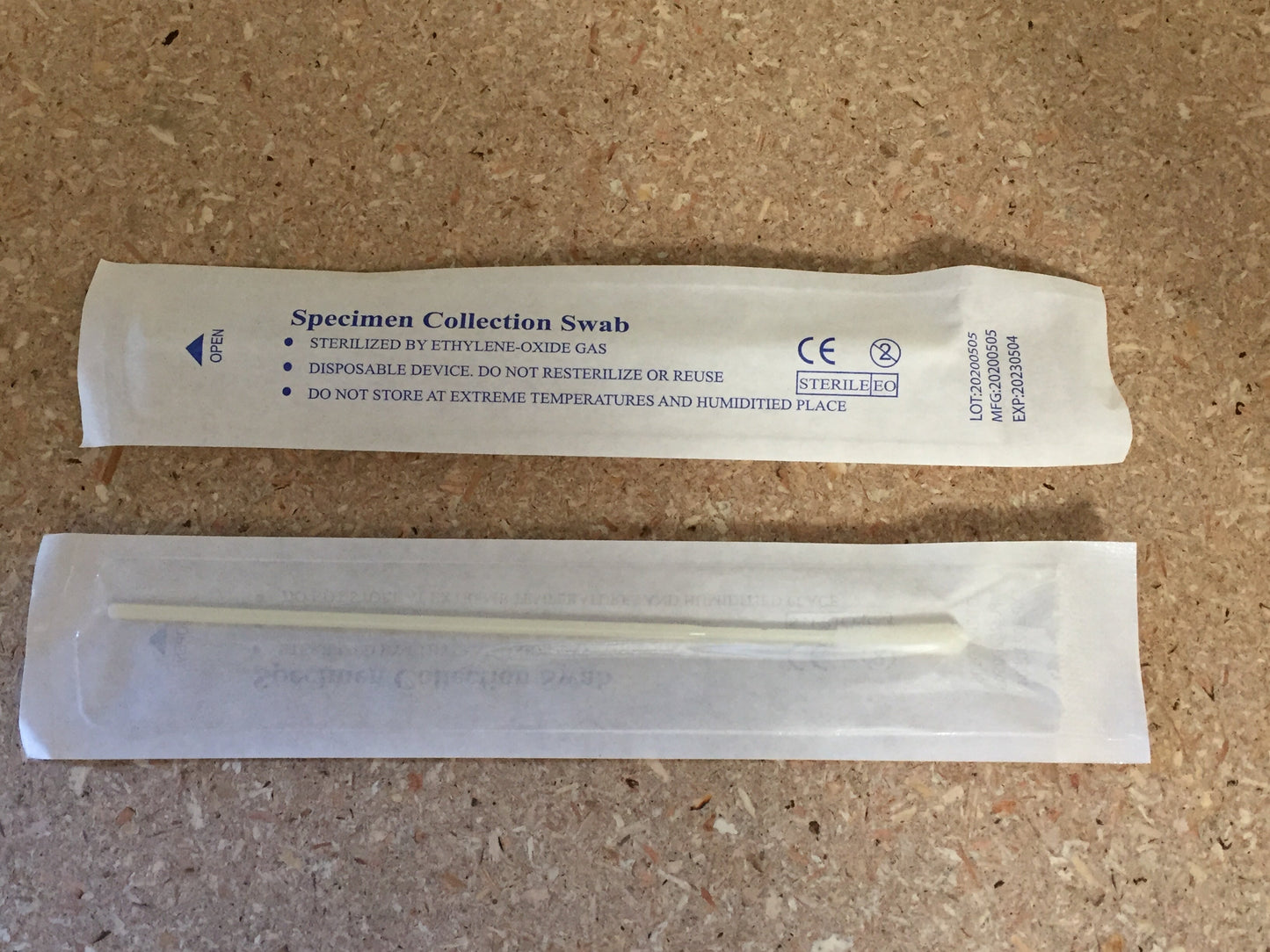 Oral Specimen Collection Swab, Pack of 100