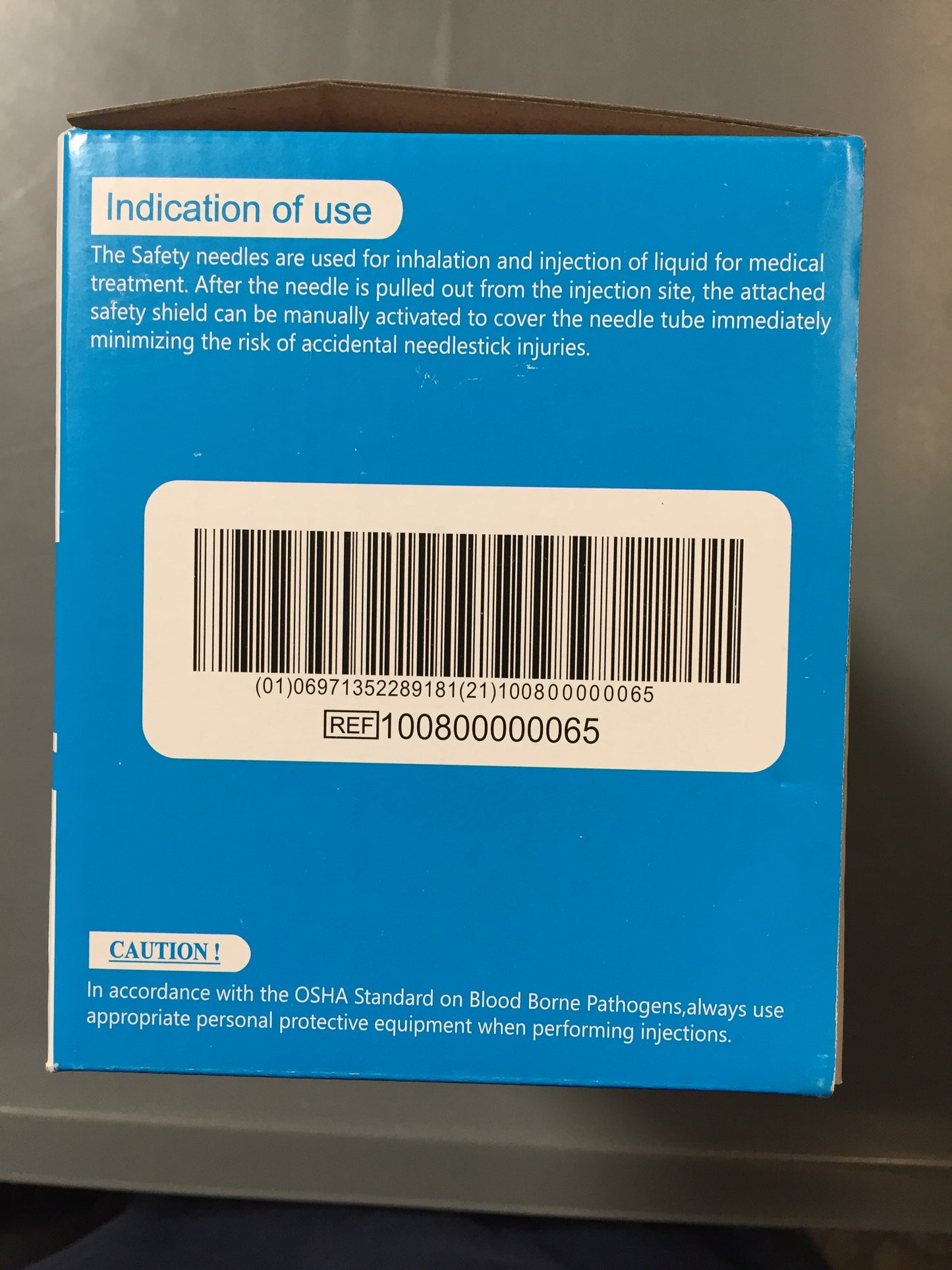 DPS Safety Needles 23G x 1 1/2", Box of 100